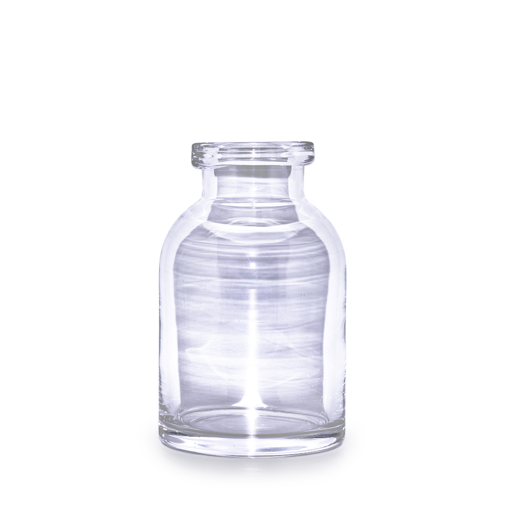 Ваза стеклянная Бутыль 24см | Интернет-магазин Кактус