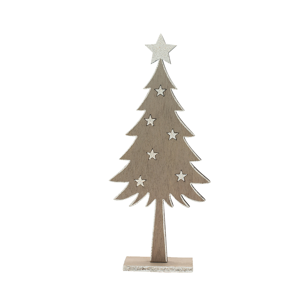 Декор НР Ялинка сіра 27.5 * 12 * 4 см | Интернет-магазин Кактус