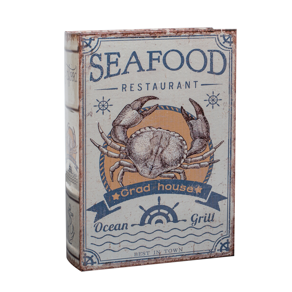 Шкатулка фолиант Seafood L | Интернет-магазин Кактус