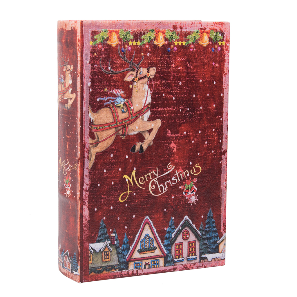 Шкатулка фоліант НР Merry Christmas ПУ L | Интернет-магазин Кактус