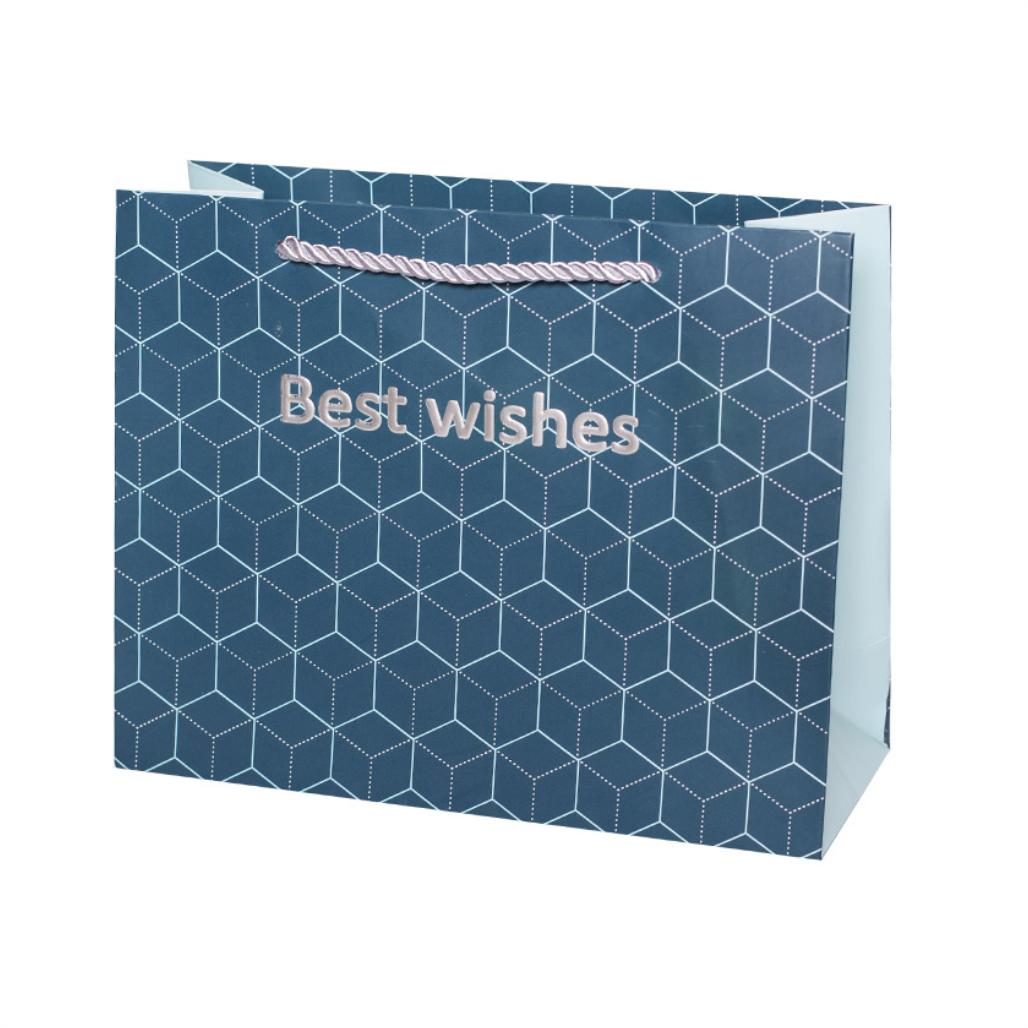 Пакет подарунковий Best Wishes L (4 види) | Интернет-магазин Кактус