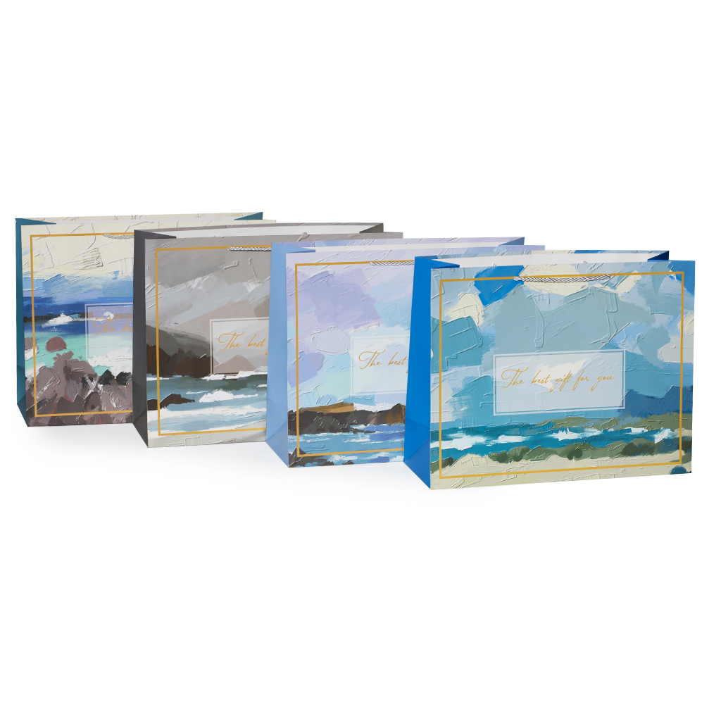 Пакет подарочный Море XXL 54x20x37cm | Интернет-магазин Кактус