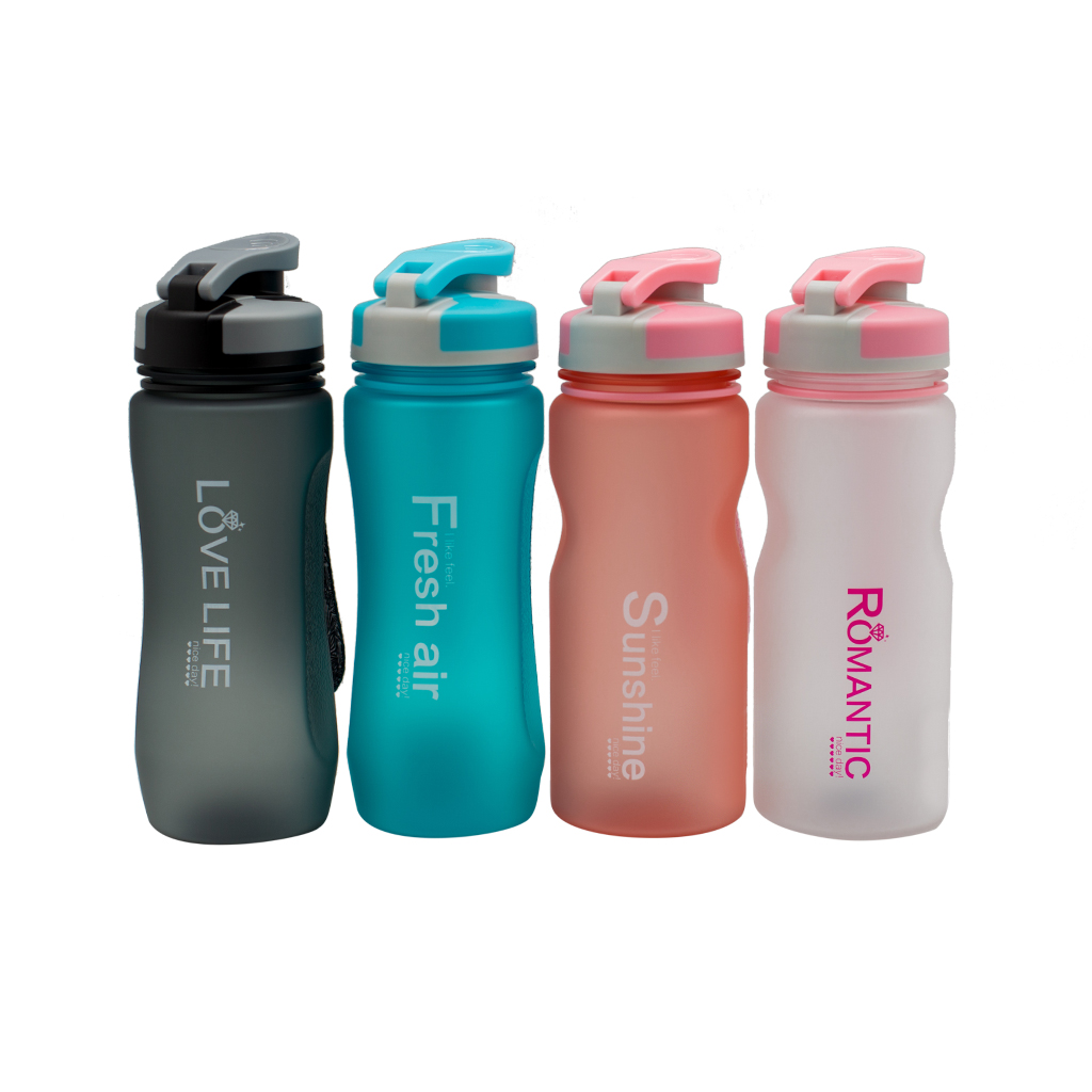 Термос Sport пластик 4 кольори 600мл | Интернет-магазин Кактус