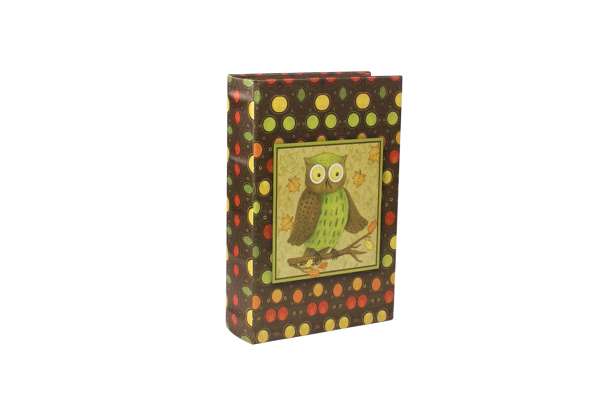 Шкатулка-фолиант  Сова (шелк) M | Интернет-магазин Кактус