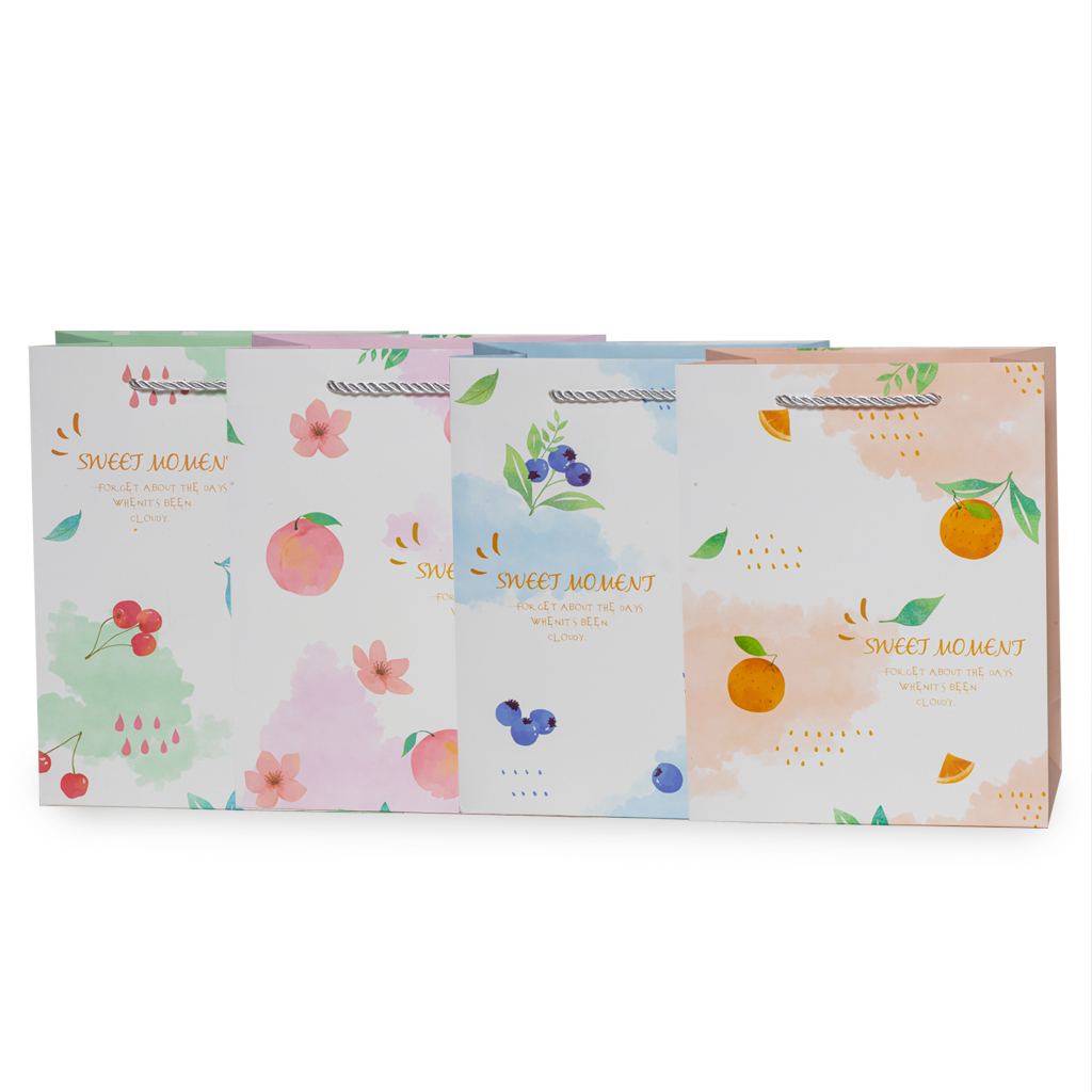 Пакет подарочный Sweet Moments 4 вида L 25.5 х 12.5 х 33 см | Интернет-магазин Кактус