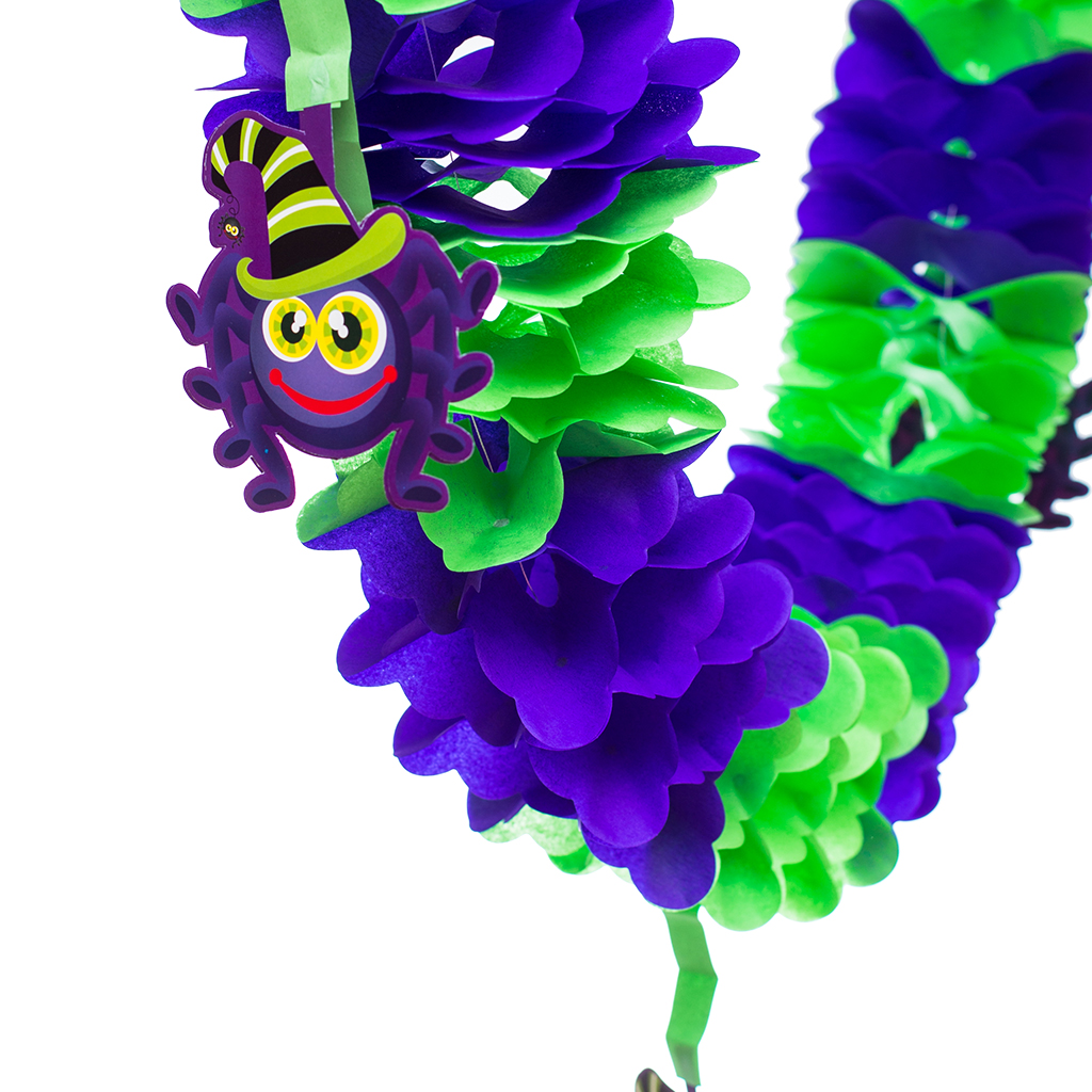 Гірлянда бум на Хелловін Павук 35*14*35см1/12 | Интернет-магазин Кактус