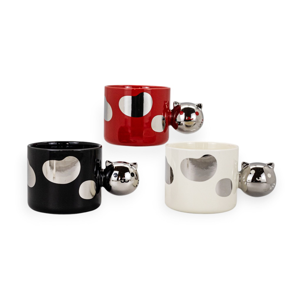 Чашка керамическая Котик 3 вида 350мл | Интернет-магазин Кактус