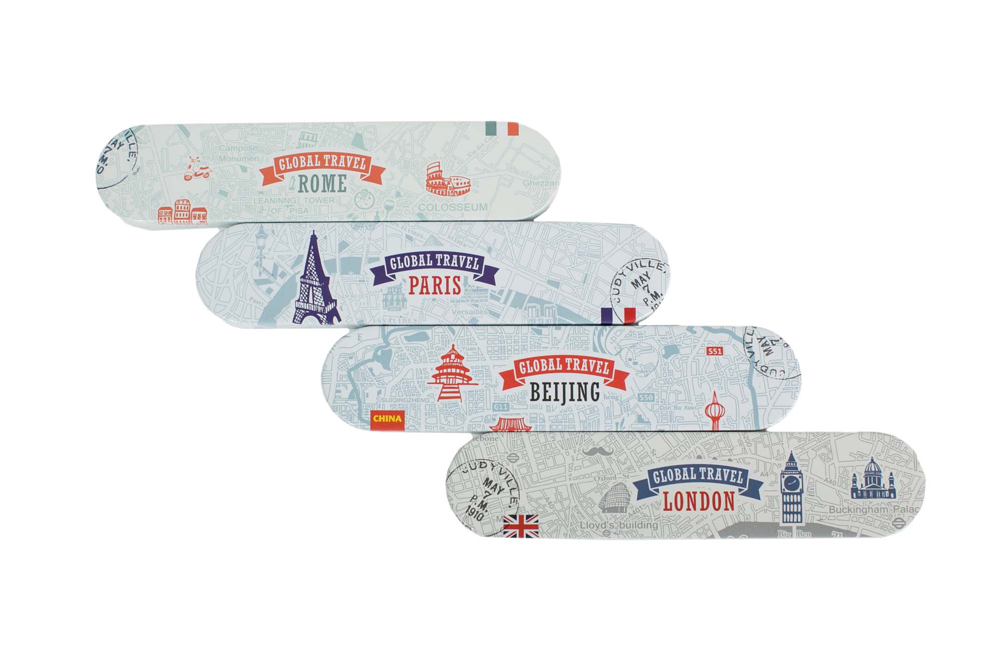 Пенал City метал 190 * 42 * 23mm (4 види) | Интернет-магазин Кактус