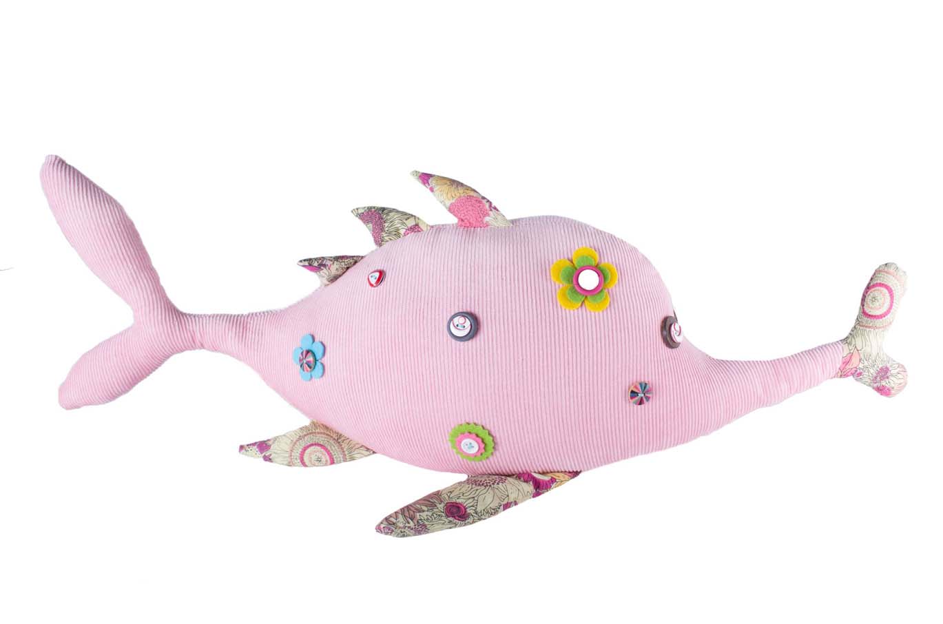 Рыба-поцелуй (вельвет) 65х13.5х22см | Интернет-магазин Кактус