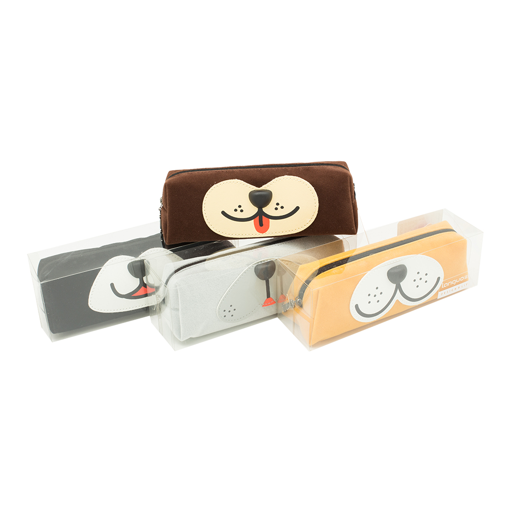 Пенал Мордочки 4 види Зима 18 * 8 * 3 см | Интернет-магазин Кактус