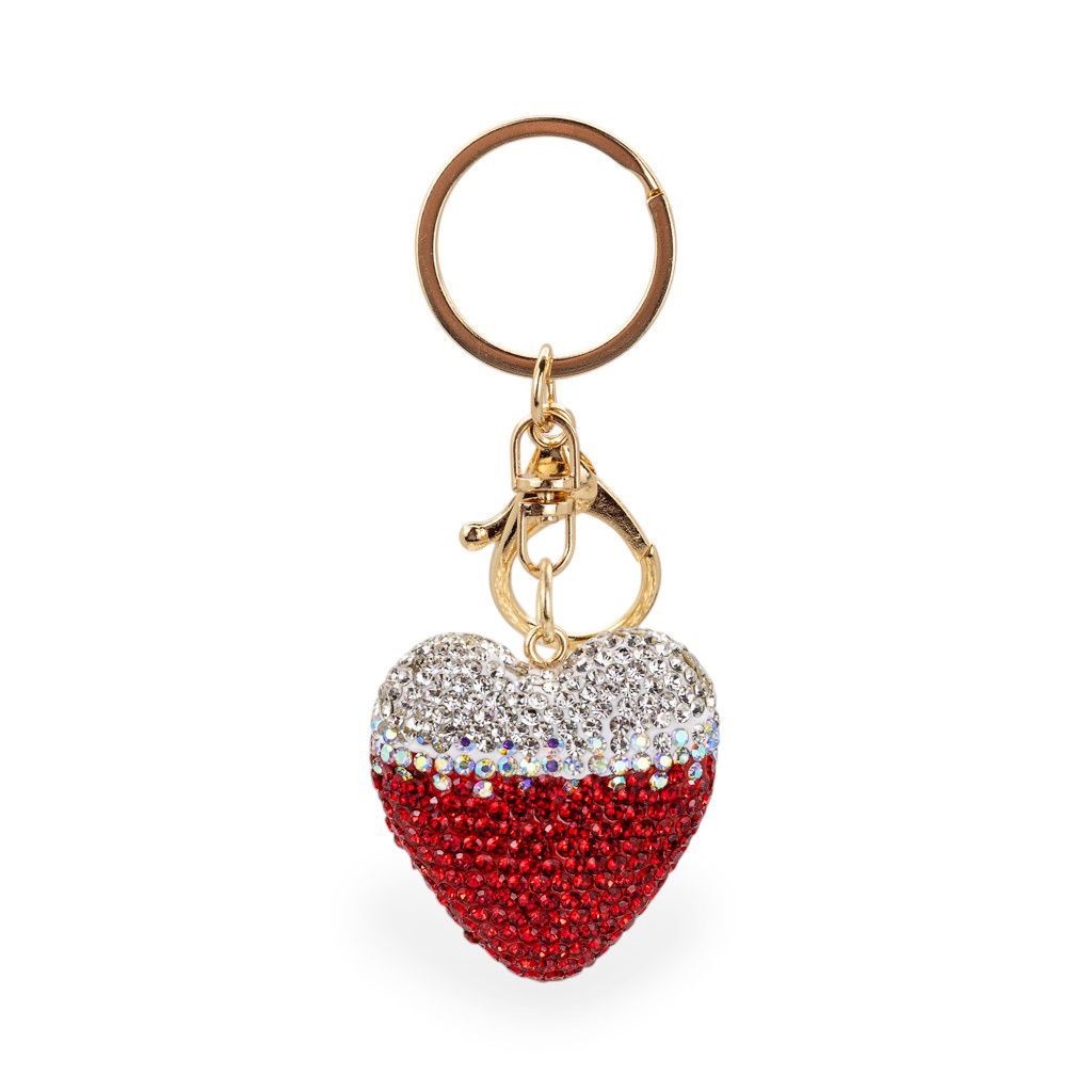 3D брелок Сердце красный 10см | Интернет-магазин Кактус