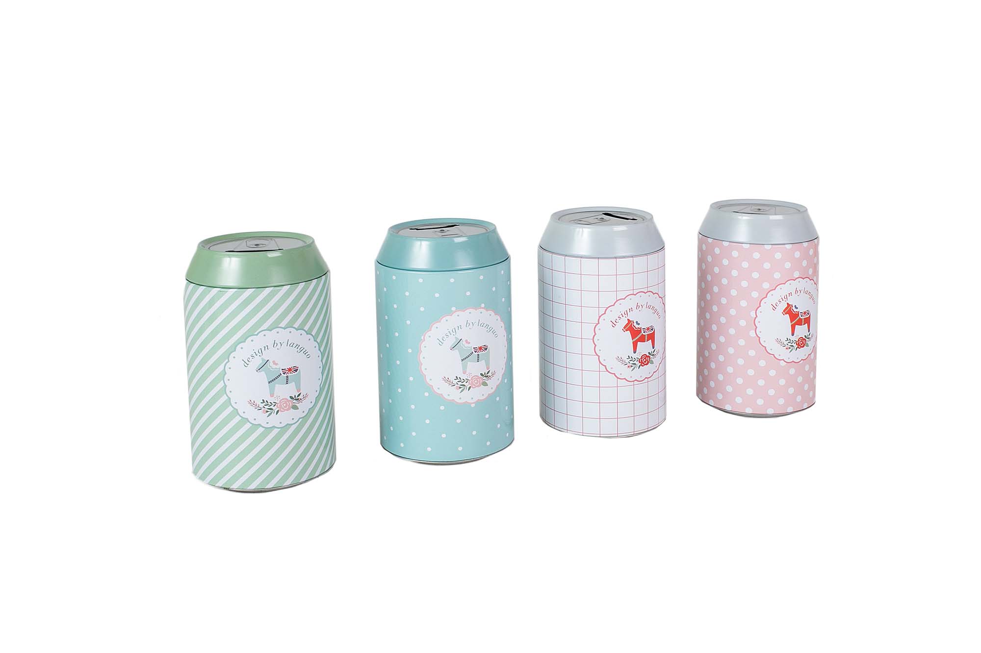 Копилка мет. 11.3*6.6*6.6см (4 вида) | Интернет-магазин Кактус