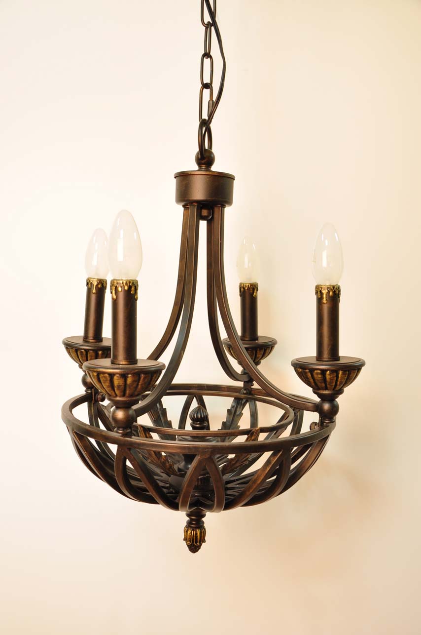 Люстра кованая 41 53h см | Интернет-магазин Кактус