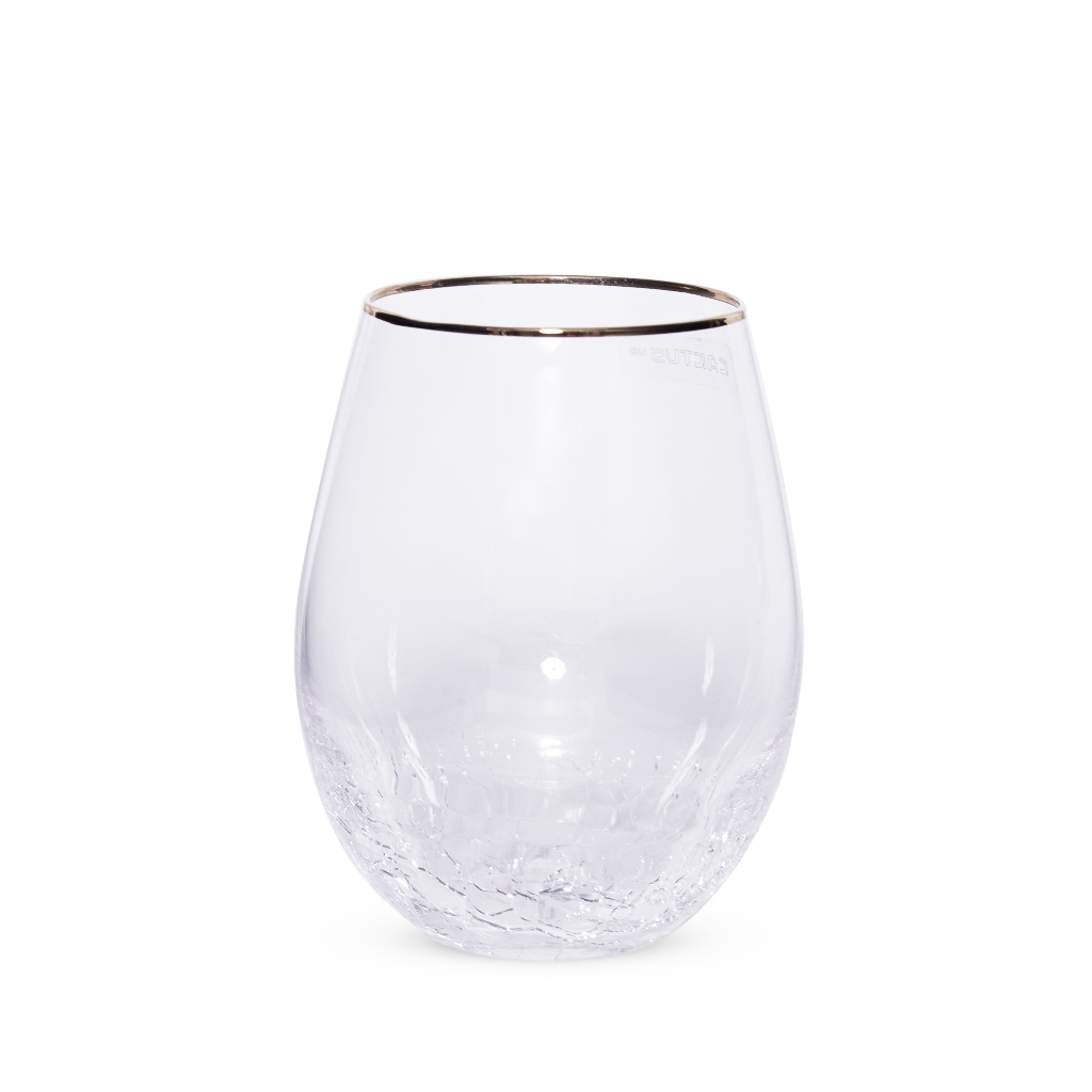 Стакан капля золотой кант 360мл | Интернет-магазин Кактус