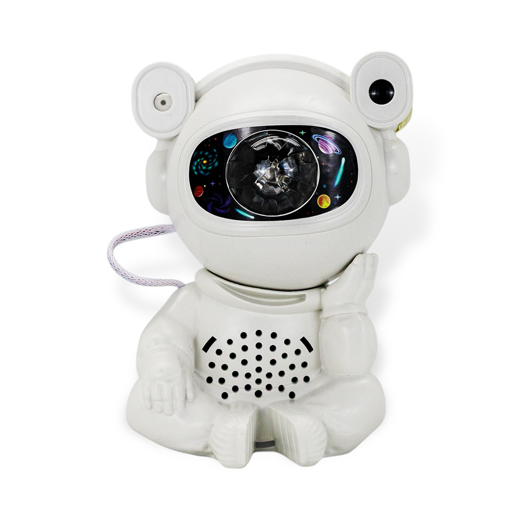 Лампа проектор звездного неба с Bluetooth Астронавт сидячий 16см | Интернет-магазин Кактус