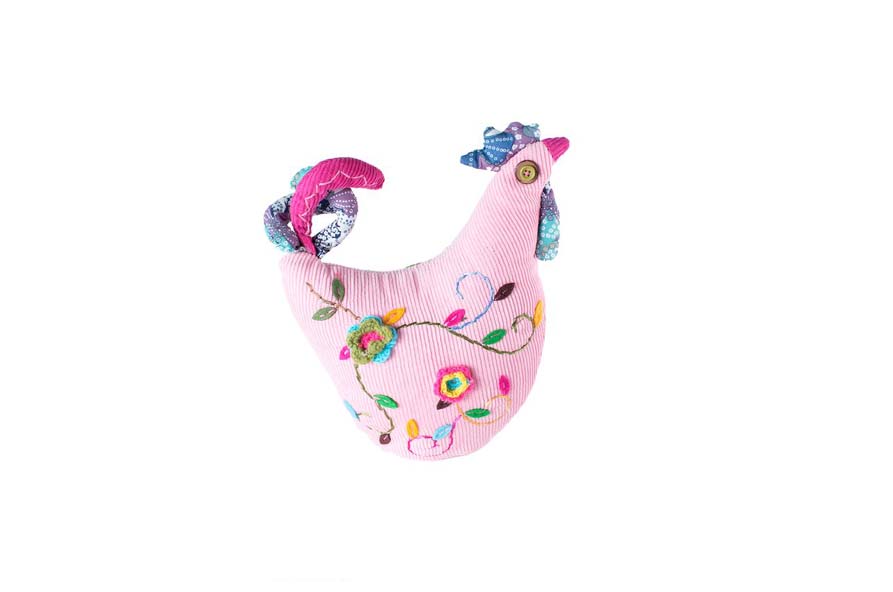 Петушок вельвет 24х10х25см | Интернет-магазин Кактус