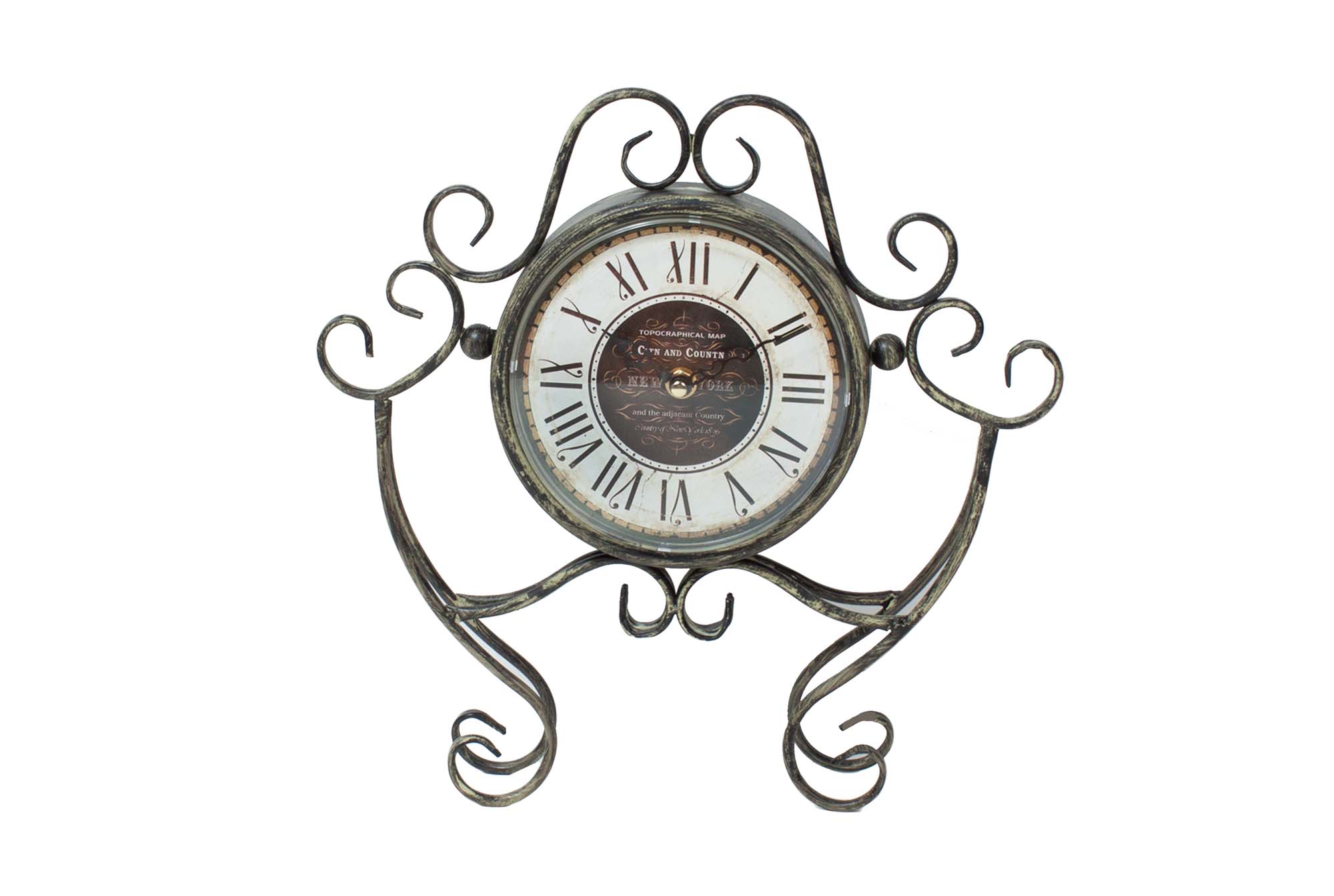 Часы настольные металл. 31.5*31.5см | Интернет-магазин Кактус