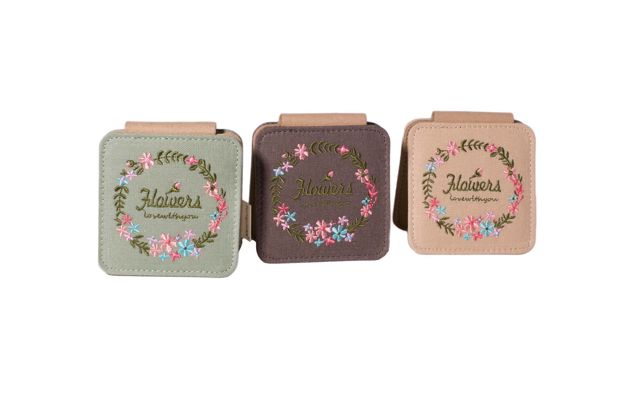 Зеркальце Цветы лен (3 вида) | Интернет-магазин Кактус