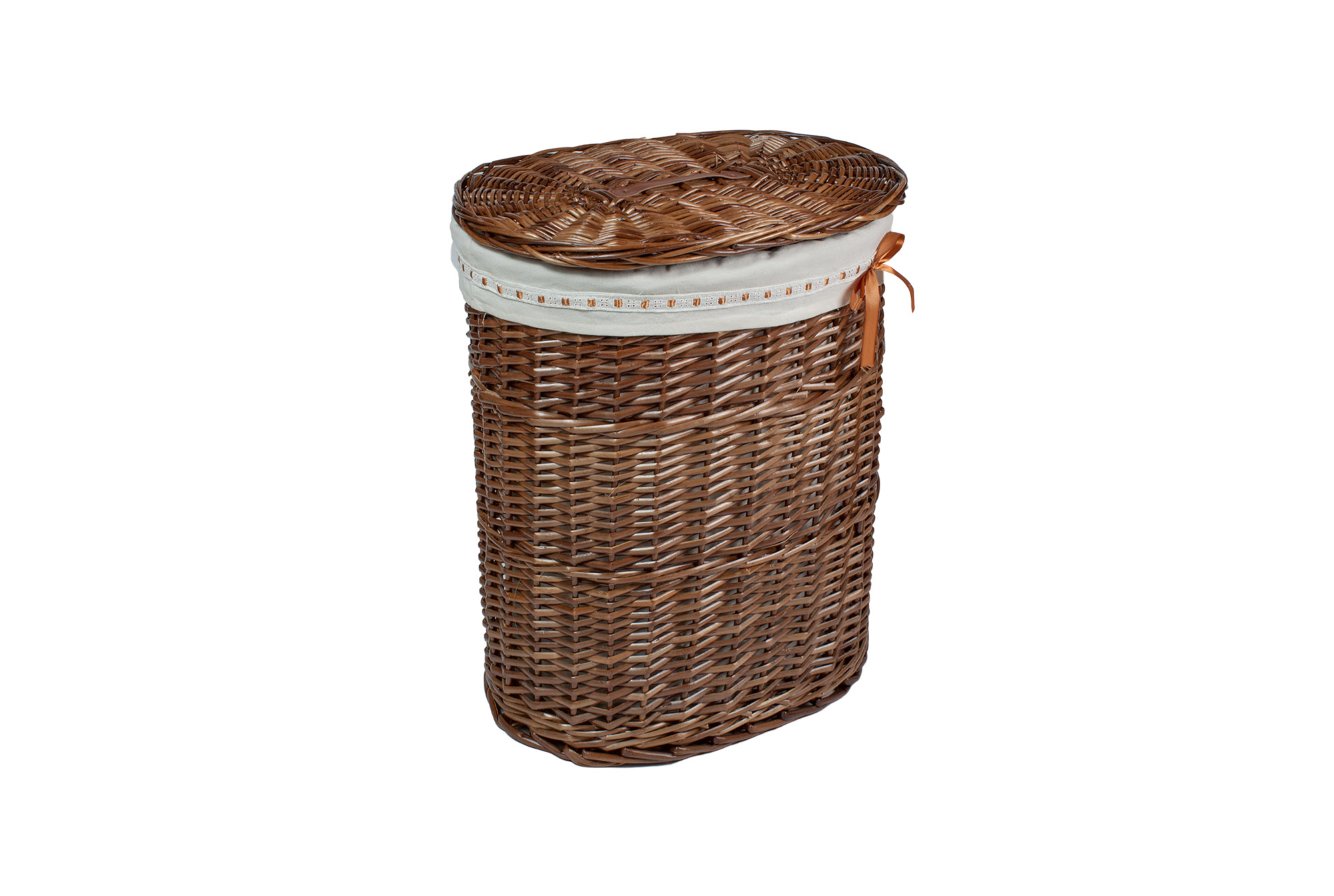 Корзина овал (с лентой) L 44*30*48cm | Интернет-магазин Кактус