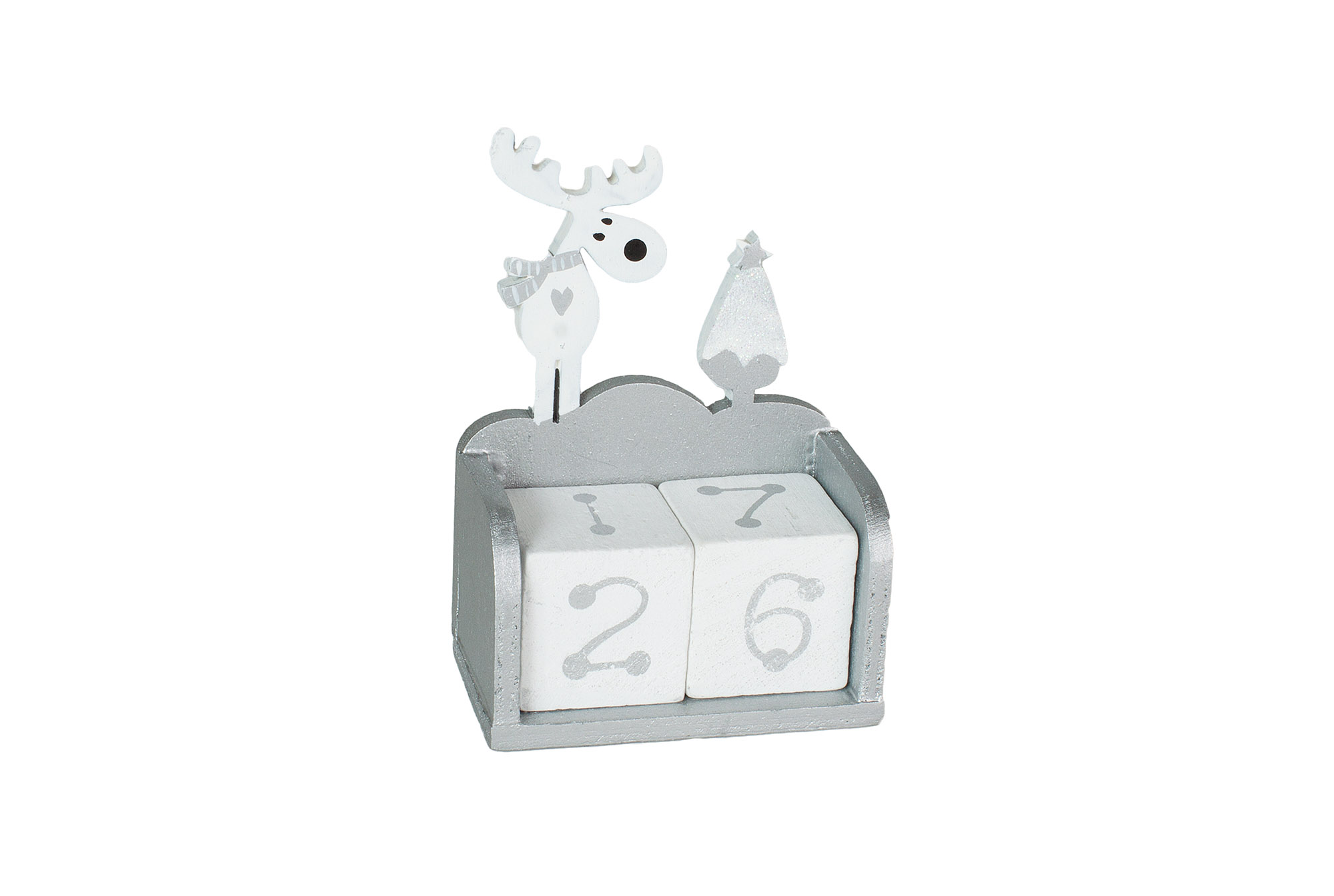 Каллендарь Рождественский 7*4*9.5см | Интернет-магазин Кактус