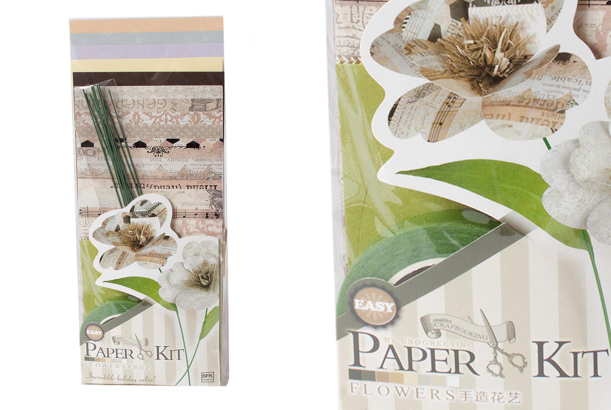 Квіти орігамі оливка. (Кпл.10 гілочок) | Интернет-магазин Кактус