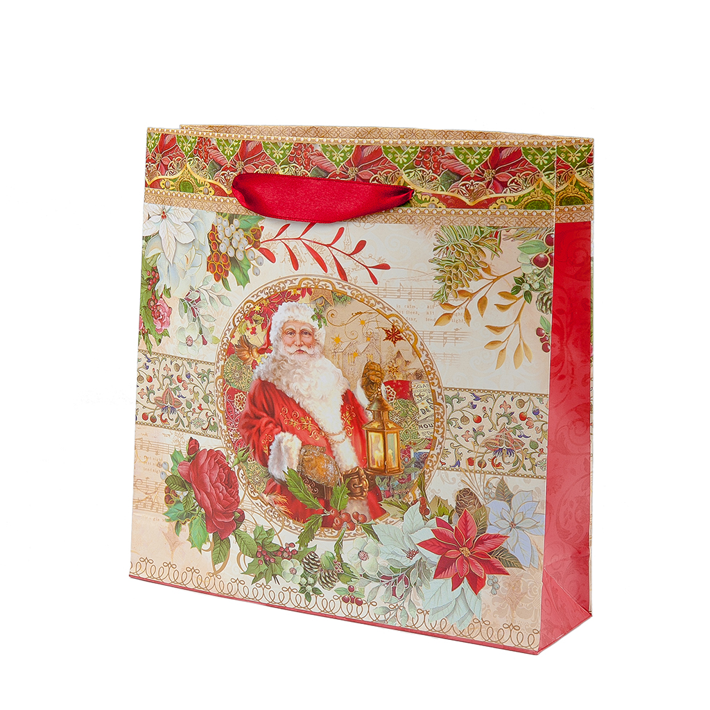 Пакет подарочный 21см красный | Интернет-магазин Кактус