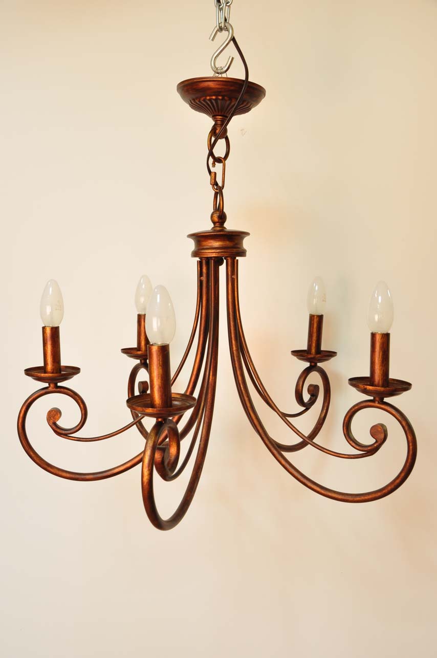 Люстра кованая 56 43h см | Интернет-магазин Кактус