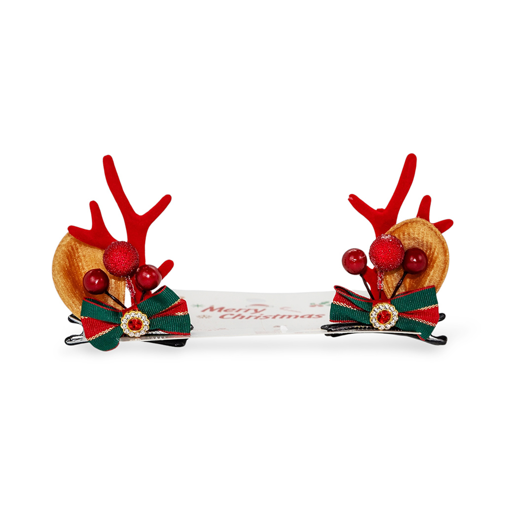 Заколка Рожки красные 7см 2шт | Интернет-магазин Кактус