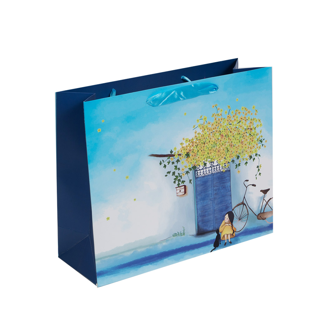 Пакет подарунковий Girl гол. L | Интернет-магазин Кактус