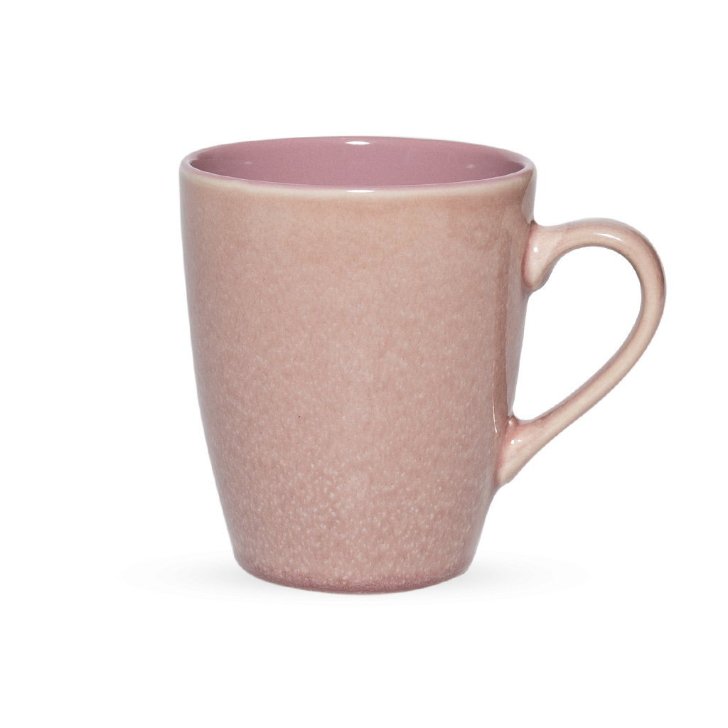 Чашка керамика Stoneware розовая 400мл | Интернет-магазин Кактус