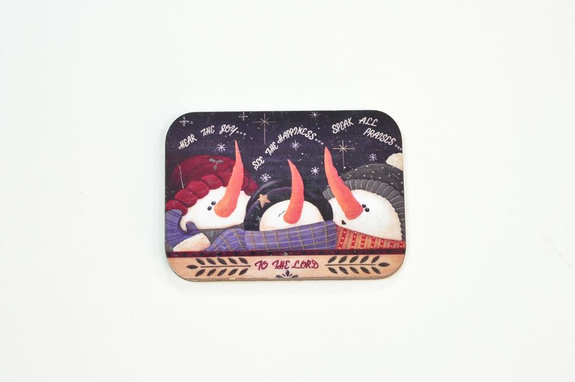 Магніт 5.5 * 5.5см (Hear the joy) | Интернет-магазин Кактус