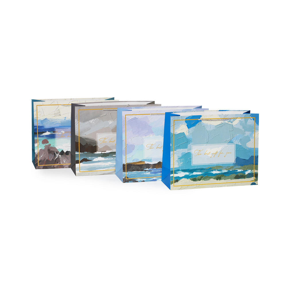 Пакет подарочный Море XL 33х15х42cm | Интернет-магазин Кактус