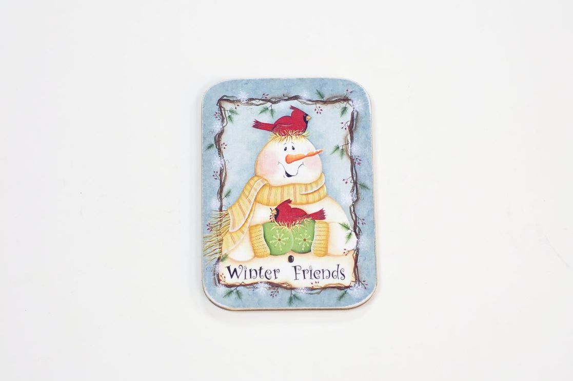 Магніт 5.5 * 7.5 см Winter friends | Интернет-магазин Кактус