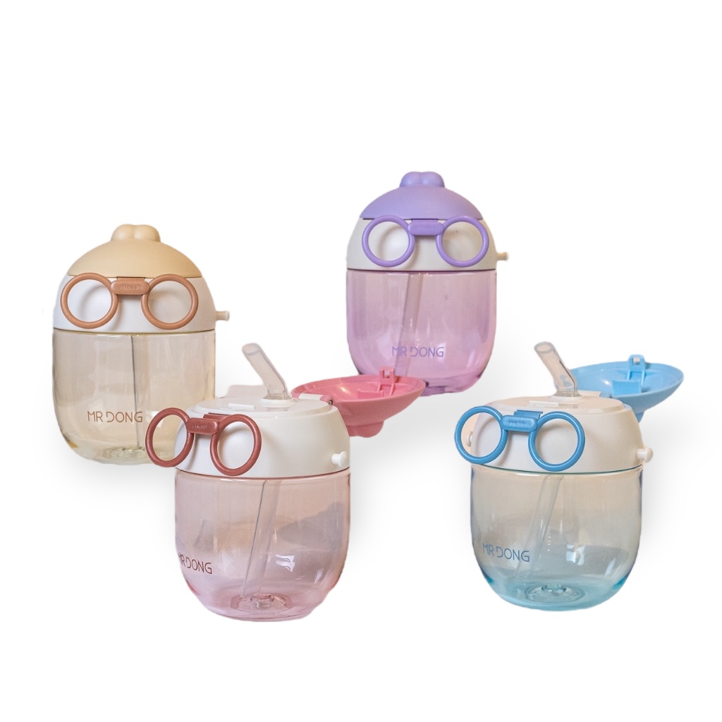 Бутылка для воды Очки пластик 550 мл 4 вида | Интернет-магазин Кактус