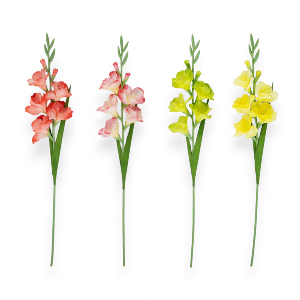 Ветка Гладиолус 88см 4 вида | Интернет-магазин Кактус