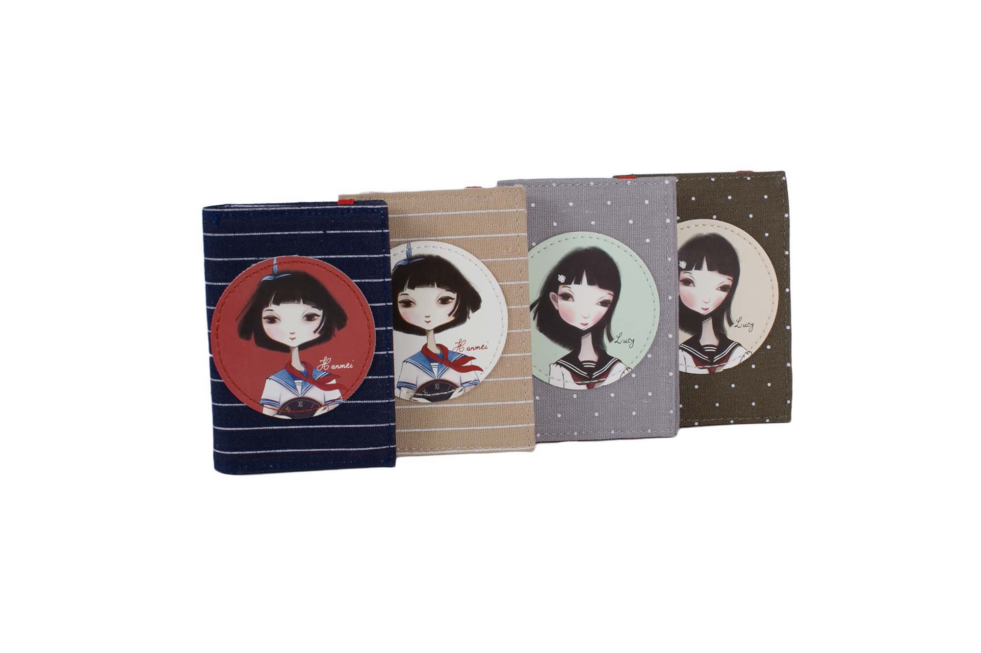 Візитниця Дівчата ПУ 105 * 75 * 20mm (4 види) | Интернет-магазин Кактус