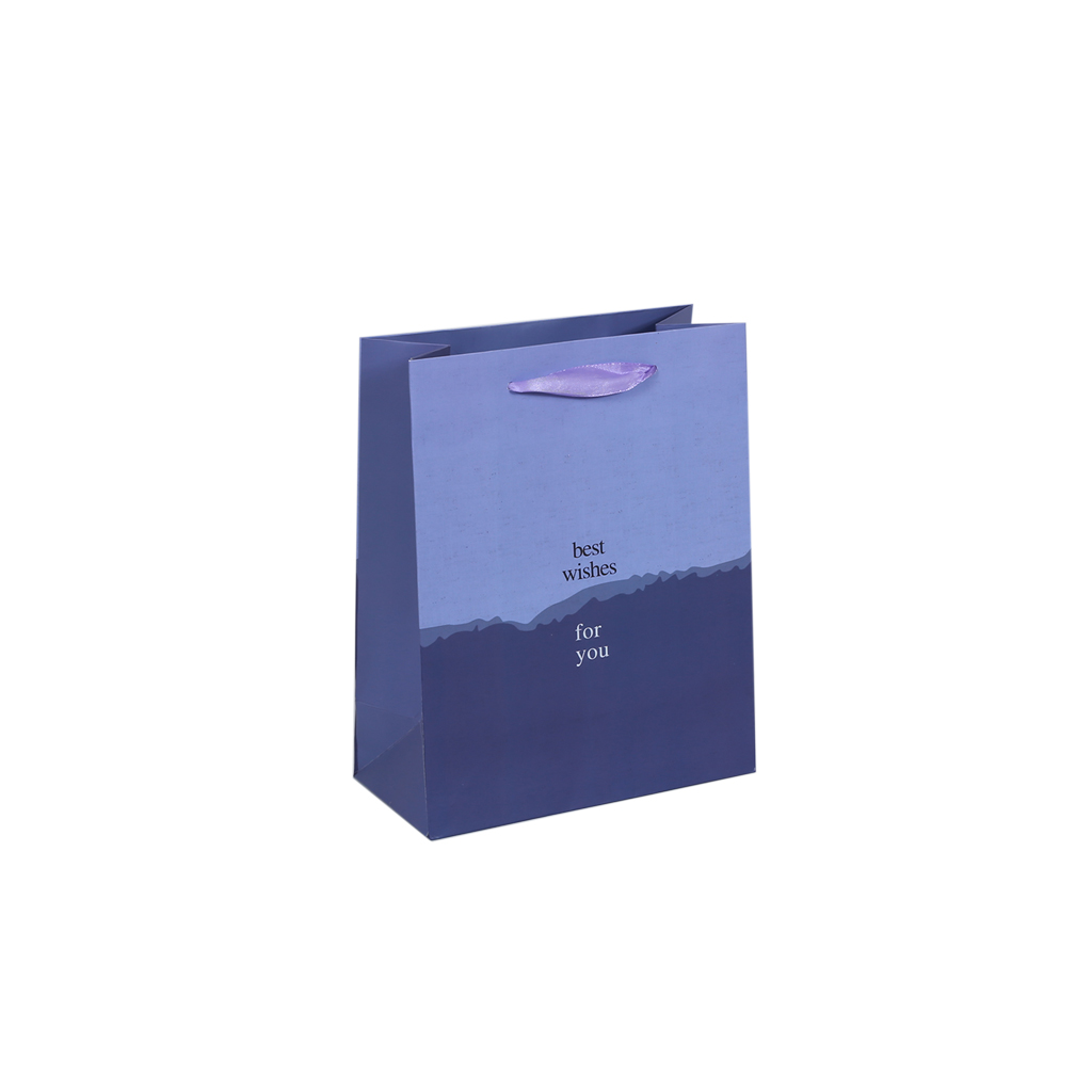 Кулек подарочный Best Wishes  фиол. M | Интернет-магазин Кактус