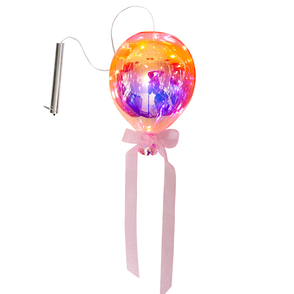 Повітряна Куля LED рожевий XL 14 * 20 см | Интернет-магазин Кактус