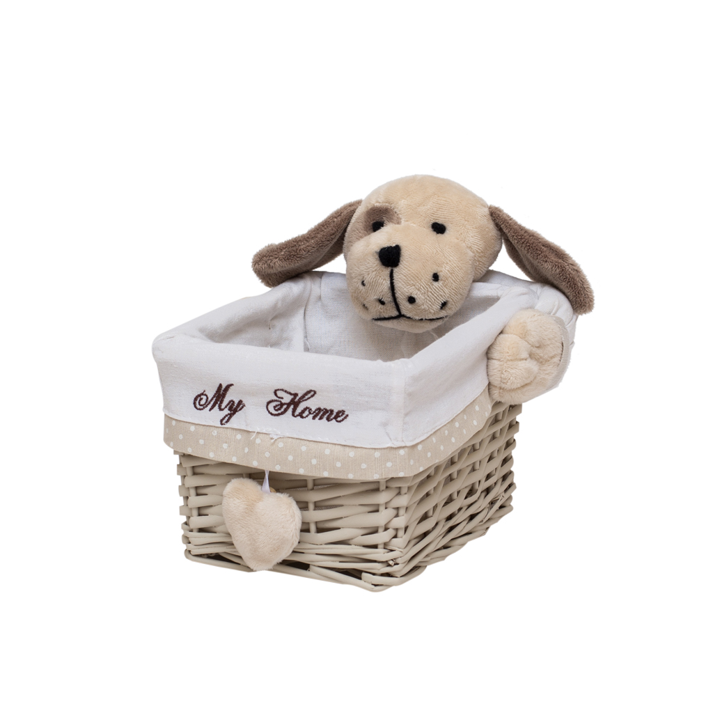 Кошик Собака квадрат M 28 * 22 *16 см | Интернет-магазин Кактус