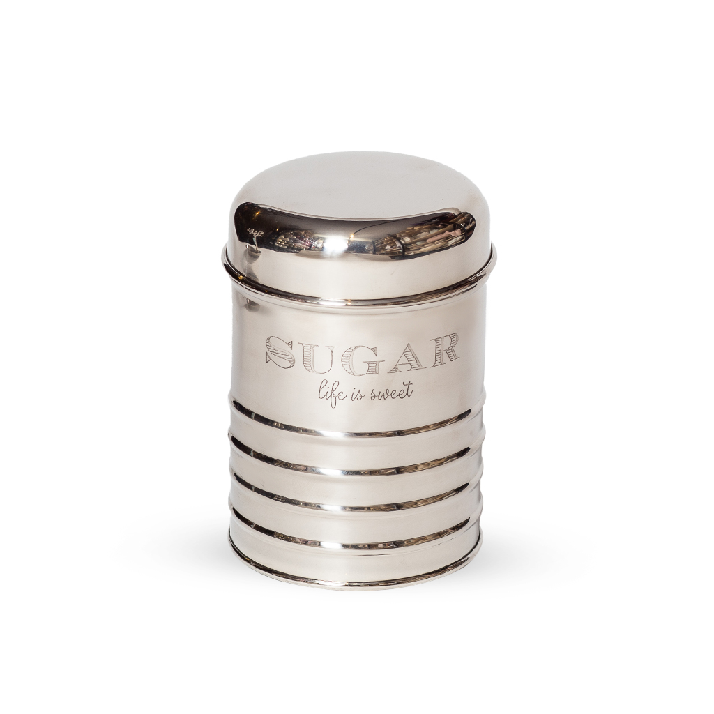 Банка для сахара сталь 16см | Интернет-магазин Кактус