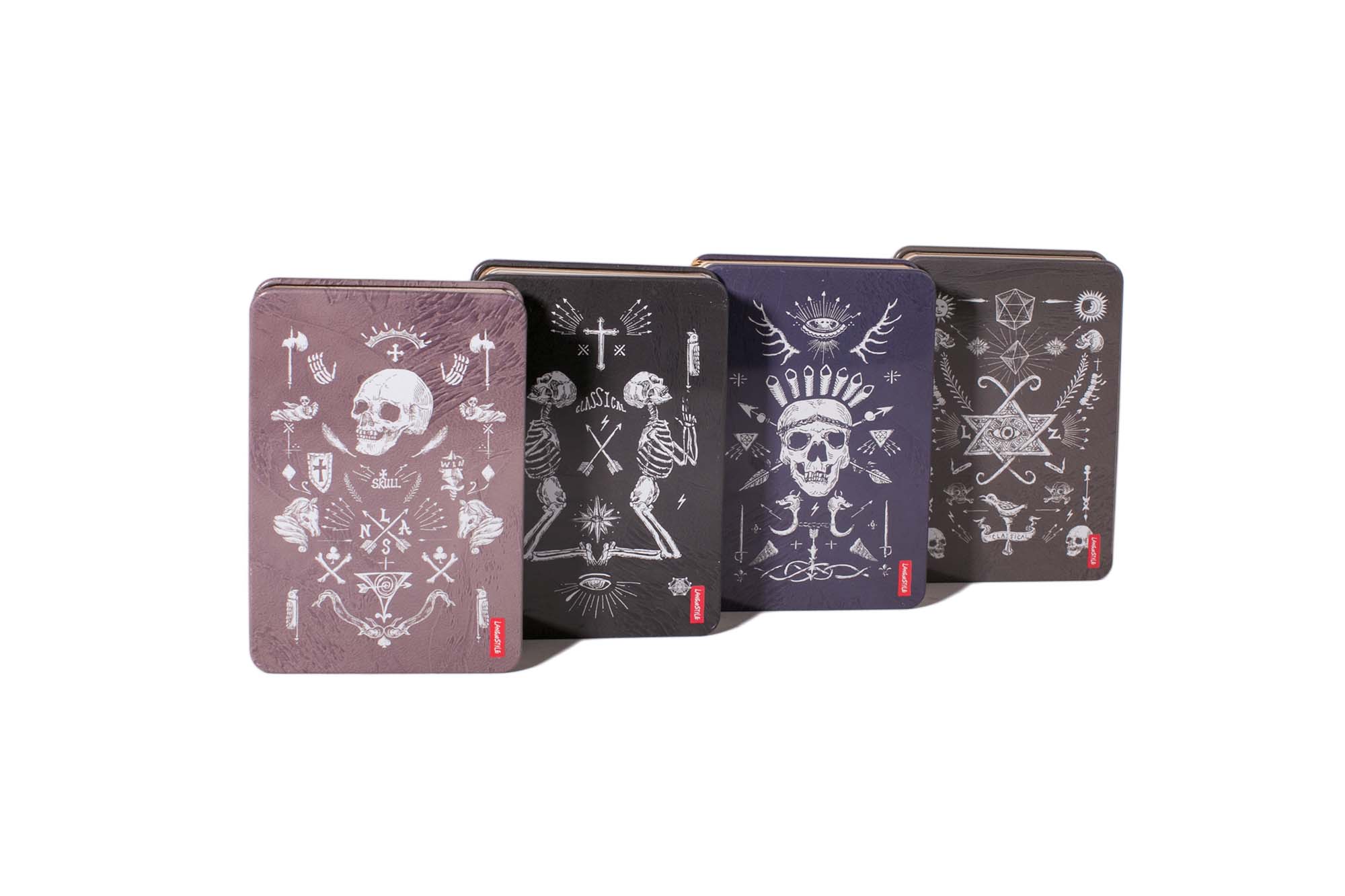 Блокнот Scull метал 10 * 15см (4 види) | Интернет-магазин Кактус