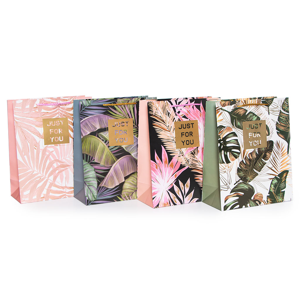 Пакет подарочный Tropic 4 вида M 26х32х12 | Интернет-магазин Кактус