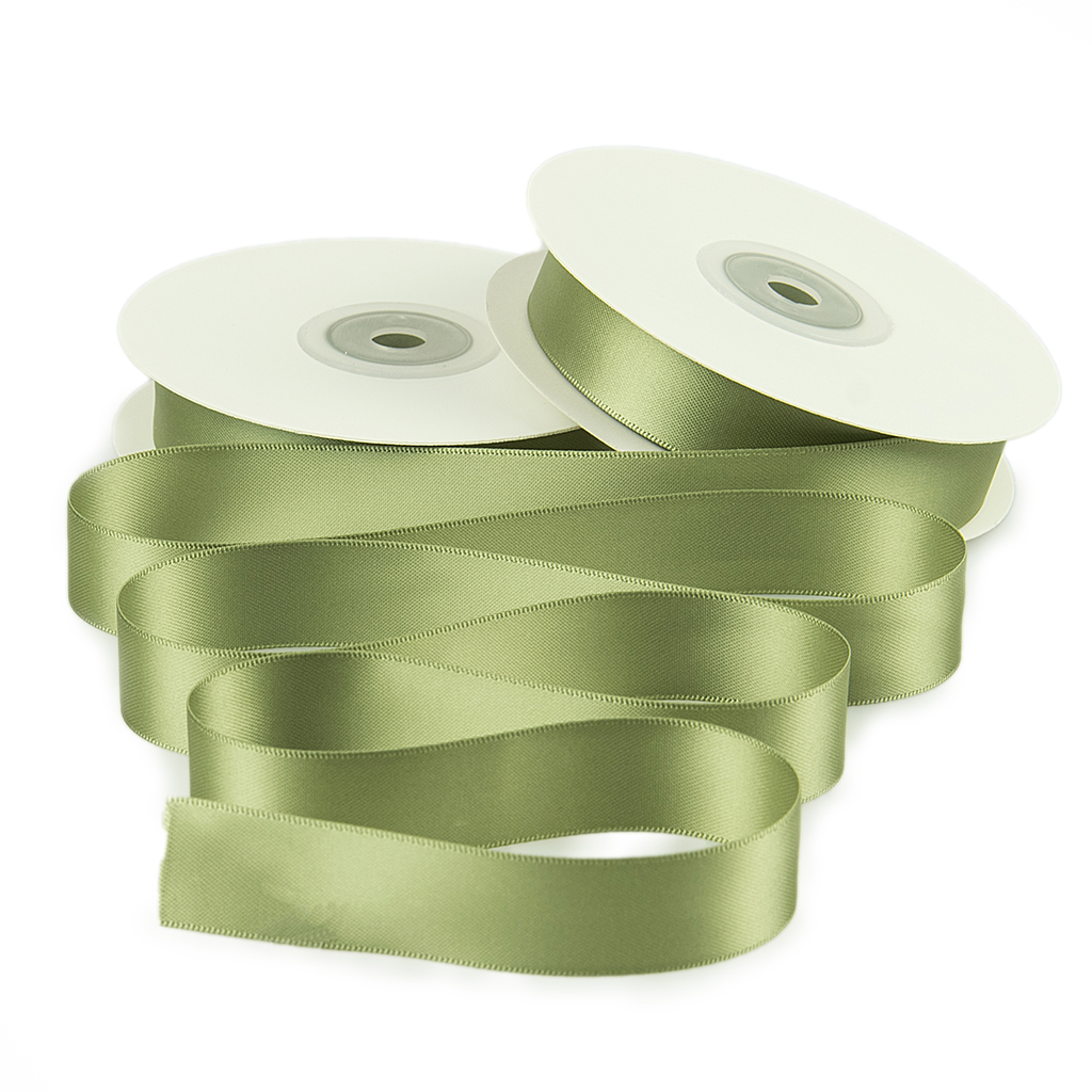 Стрічка Атлас Спаржа 2.0см 1м (23m) | Интернет-магазин Кактус