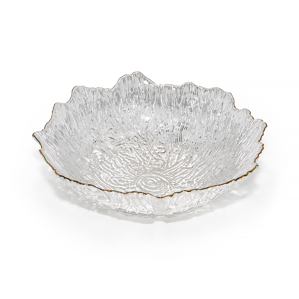 Пиала стеклянная Дерево золото 21см | Интернет-магазин Кактус