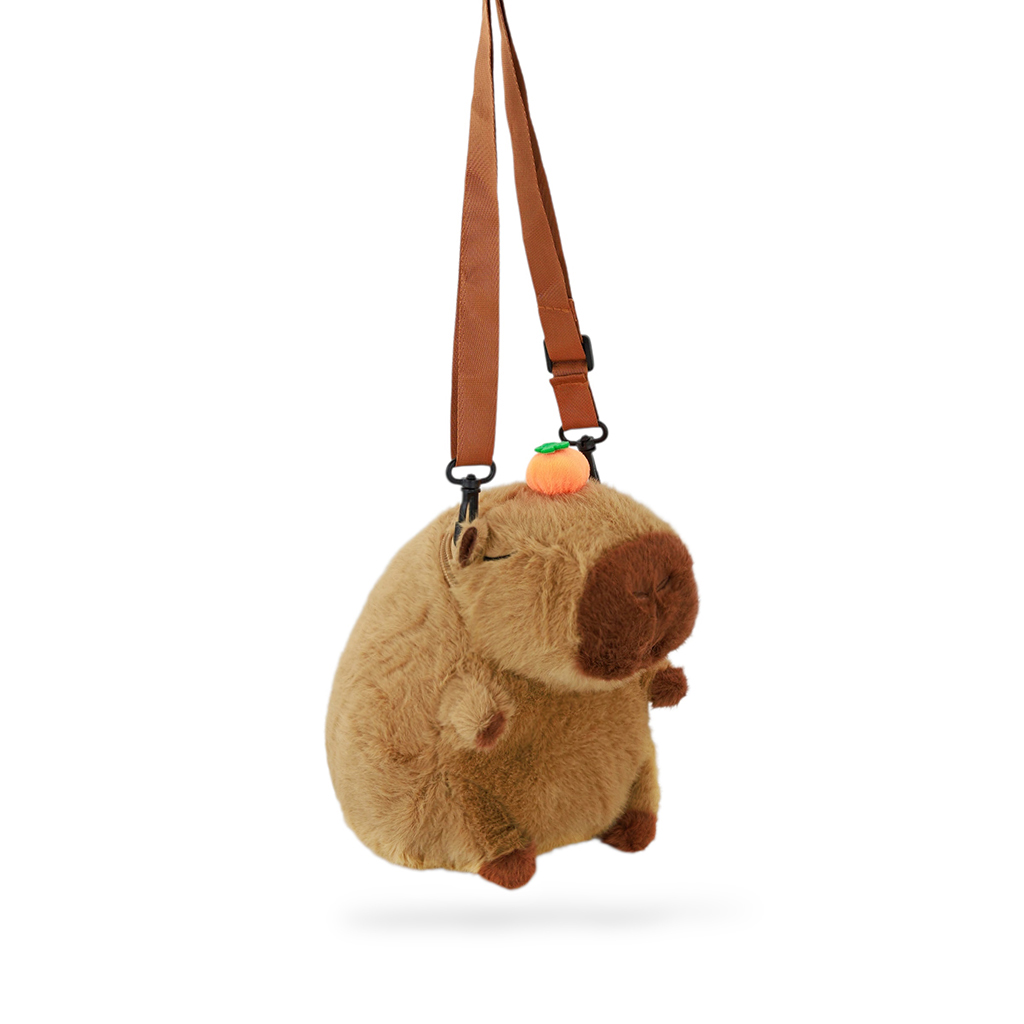 Рюкзак Капибара коричневый 23 см | Интернет-магазин Кактус