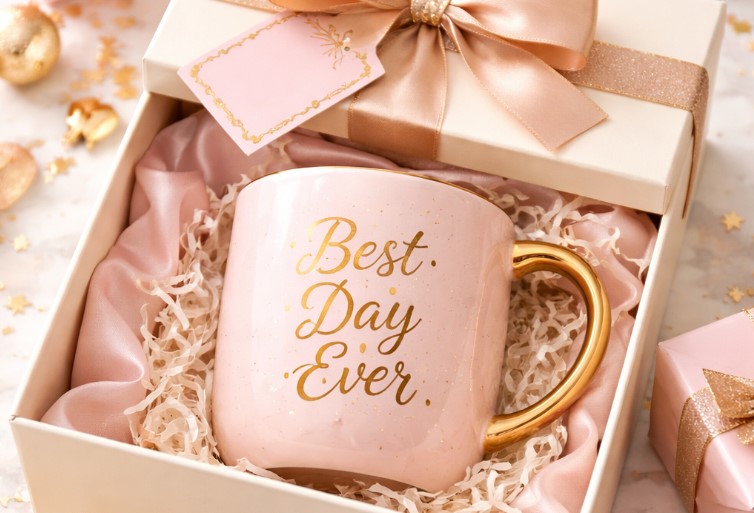 Стильная чашка в качестве приятного сюрприза