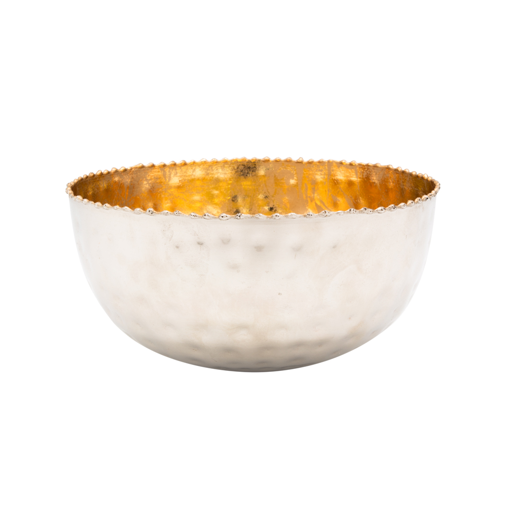 Блюдо глибоке карбування золоте 18 см | Интернет-магазин Кактус