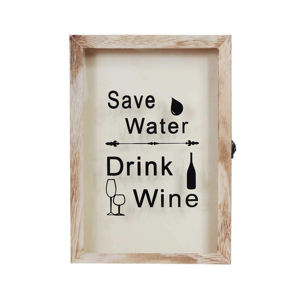 Шухлядка для винних пробок Safe Water! Drink Wine! | Интернет-магазин Кактус