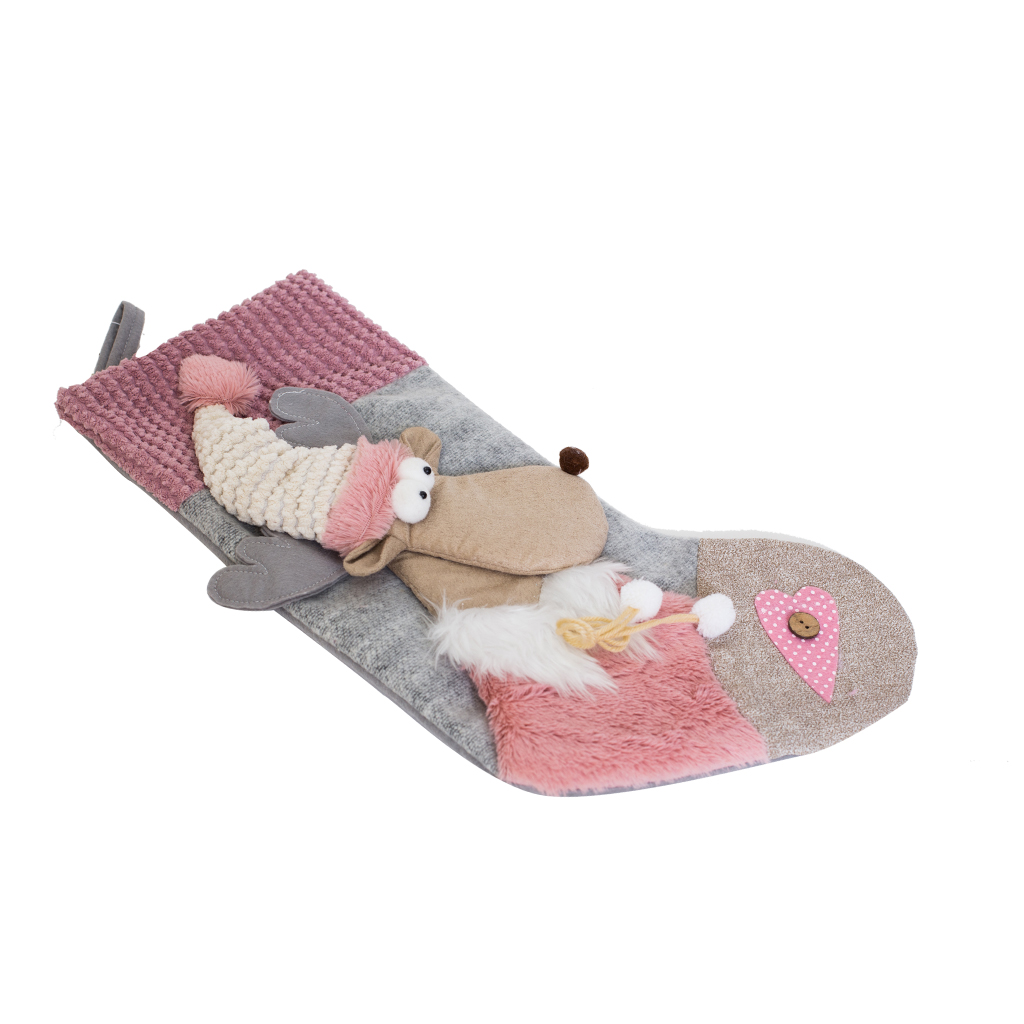 Декор Носок Олень, 46см | Интернет-магазин Кактус