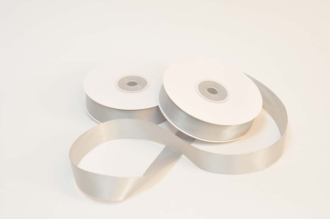 Лента Атлас Серый 1.9 см 1м (23m) | Интернет-магазин Кактус